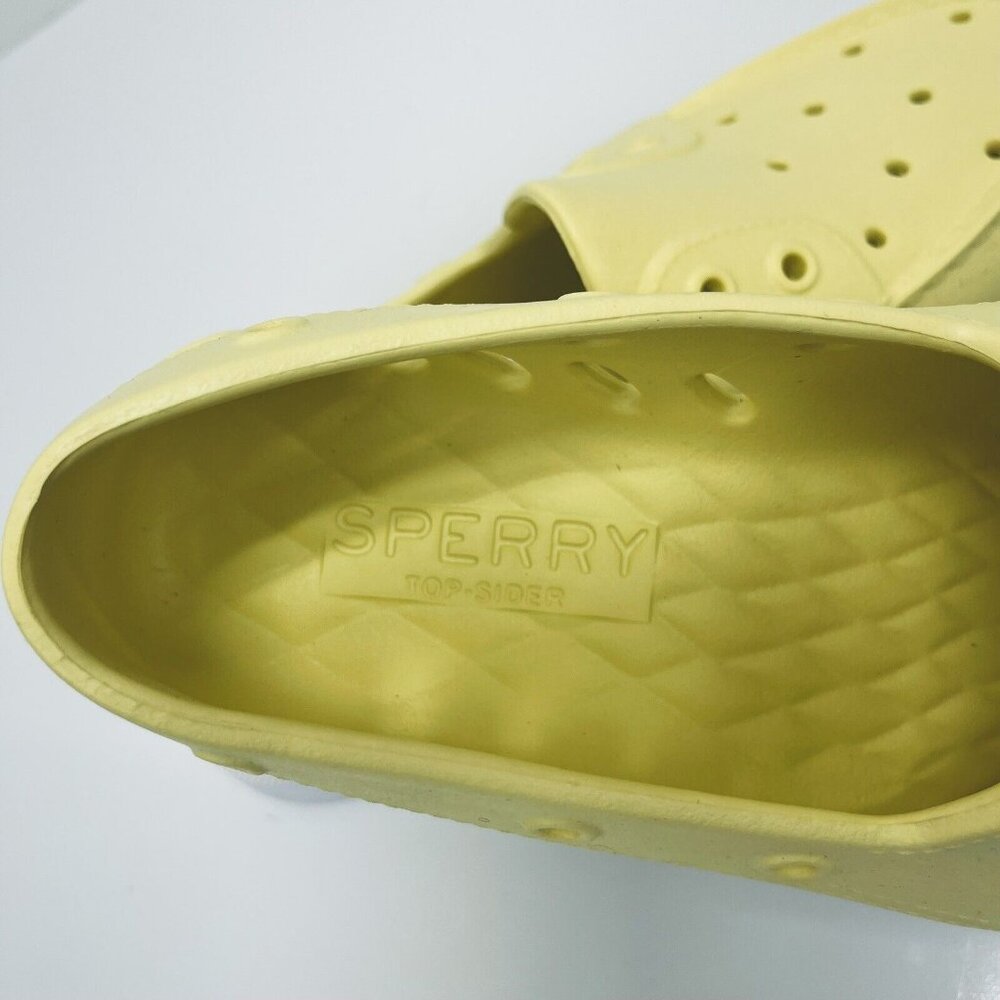 Sperry Top Sider Shoes Sz 8 Women’s Yellow Float Boat Slip On Foam Beach New - Picture 9 of 13